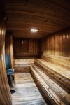 Chamonix common area sauna
